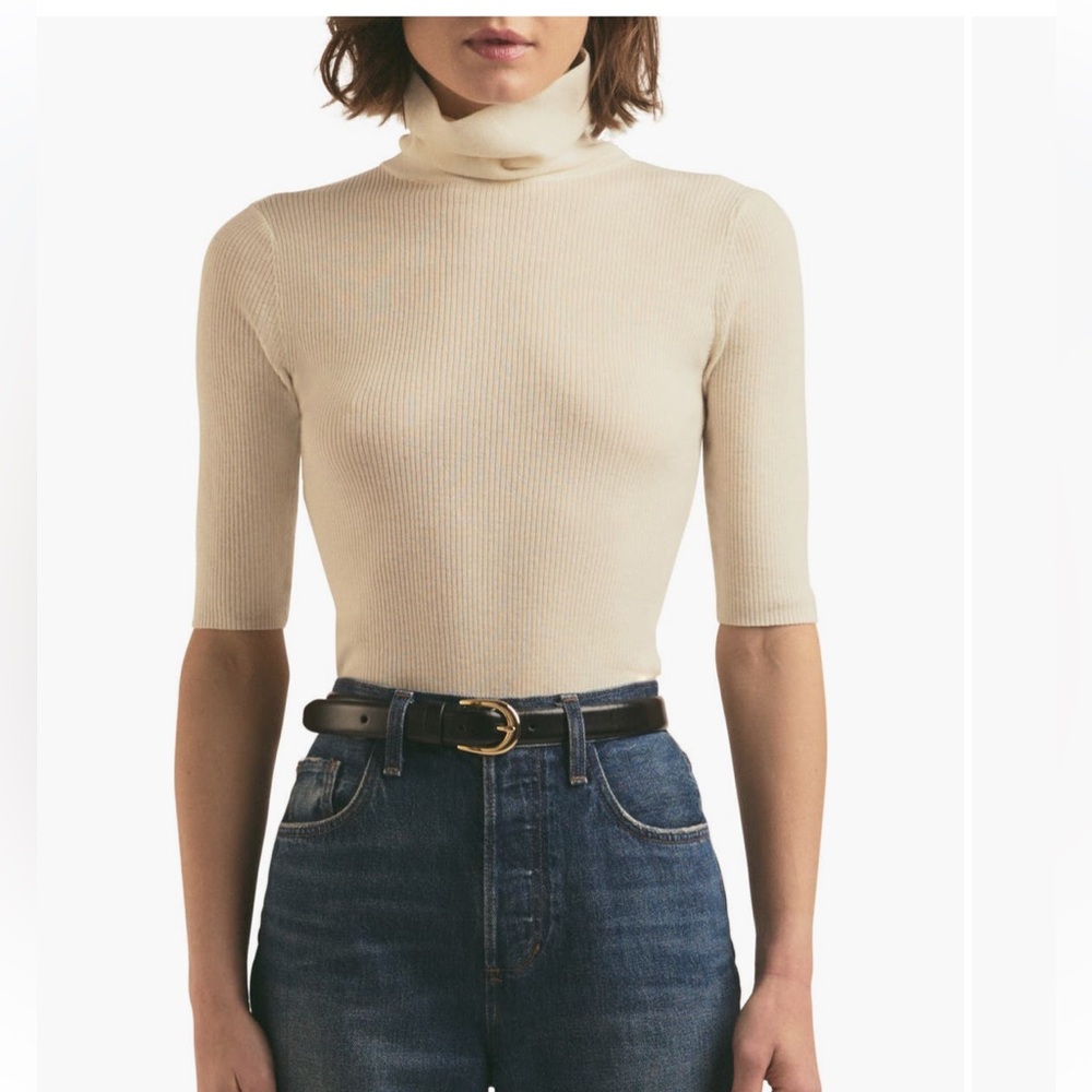 Favorite Daughter Amelia Turtleneck Top NWT S